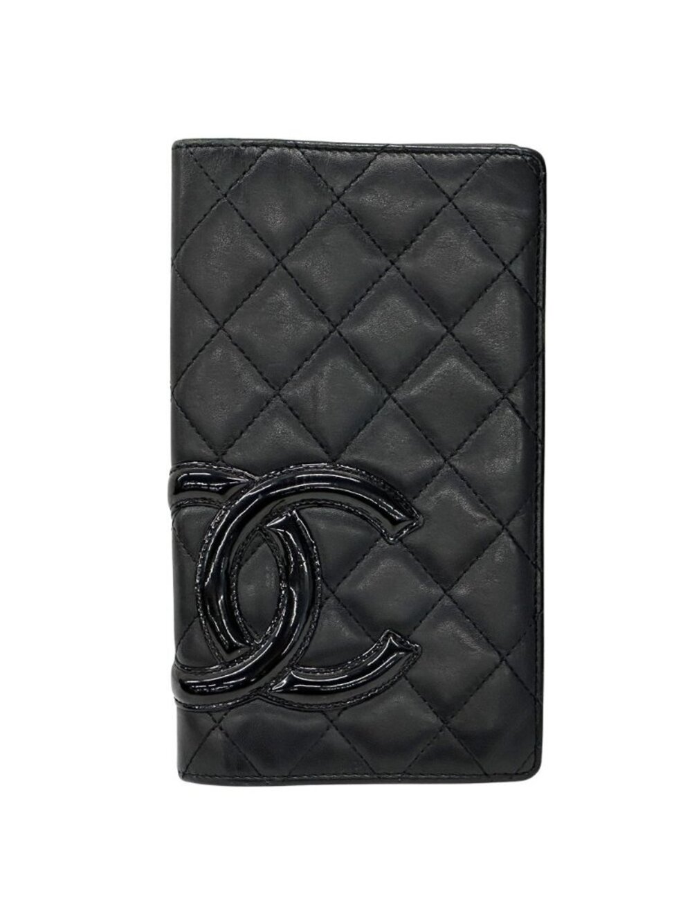 Chanel Wallet Cambon Lambskin Black Bifold